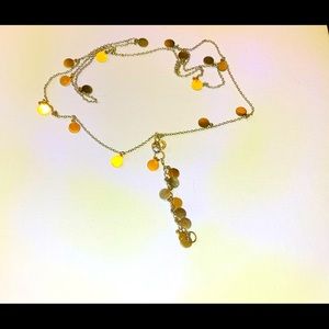 Gold Tone Body/Waist Chain with Circles. Very dainty. Length:30-32” Pre Loved